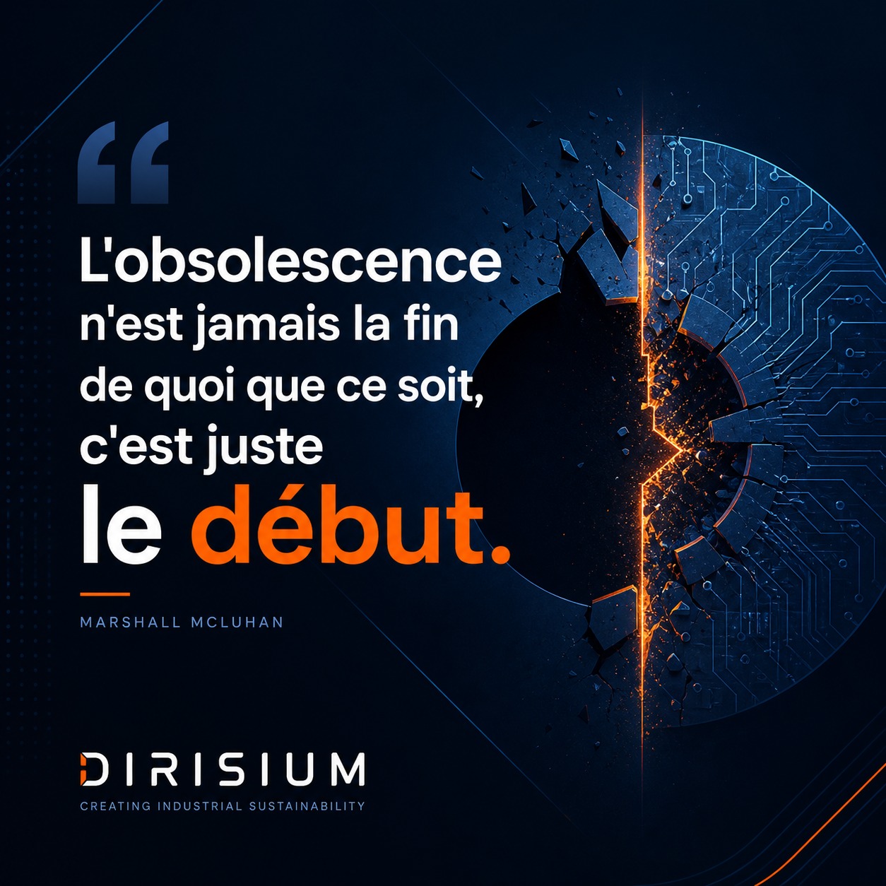 L'Impératif de la Stratégie d'Obsolescence Industrielle - 🏗️ Le "Réveil" – L'obsolescence n'est pas un risque, c'est un fait ! - dirisium - industrie - innovation - obsolescence